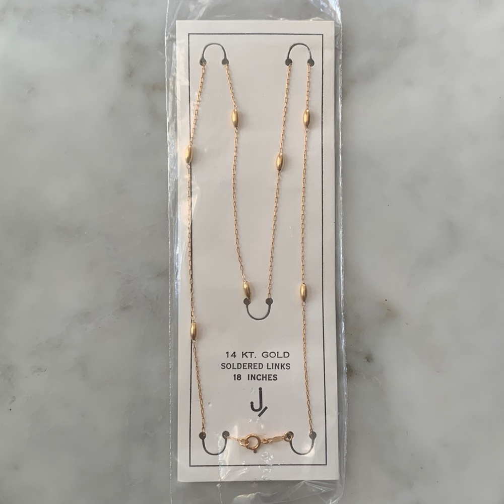 14k Gold 18" Chain